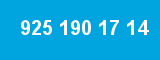 925 190 17 14